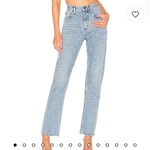 AGOLDE Cherie high rise straight jeans